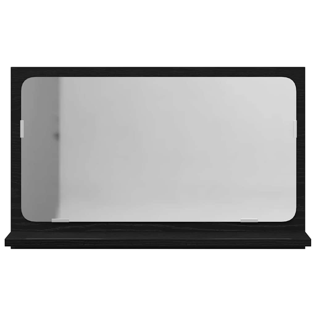 Spiegelregal Schwarze Eiche 60 x 10.5 x 37 cm Holzwerkstoff