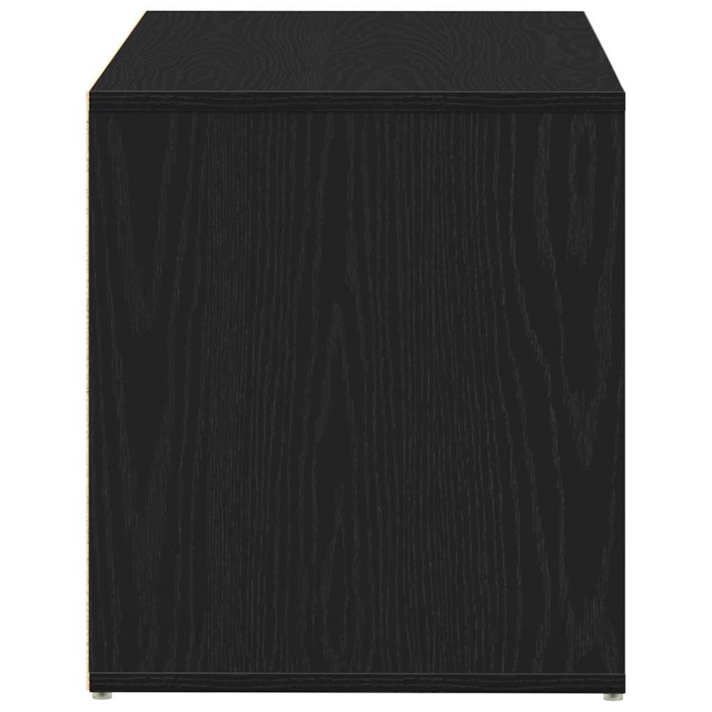 Bank mit Schubladen Schwarz 80 x 40 x 45 cm Holzwerkstoff