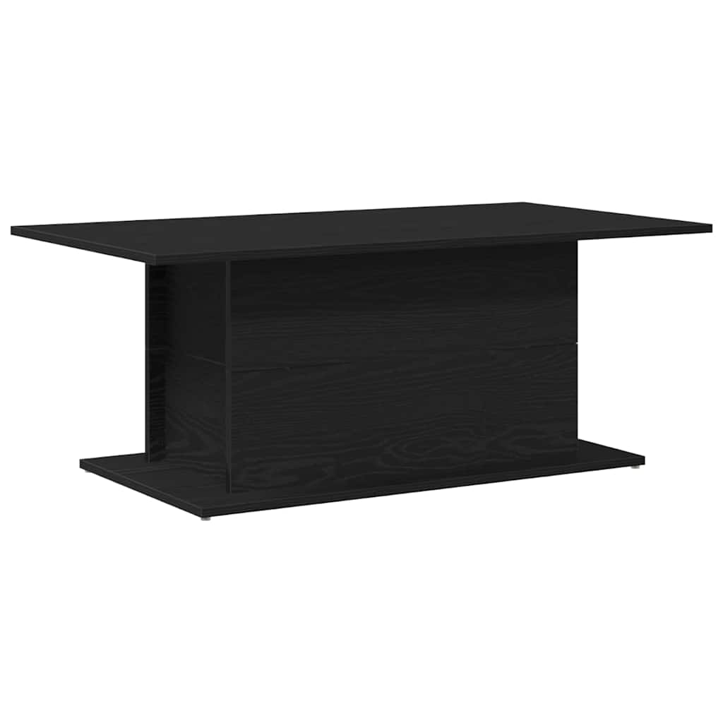 Couchtisch Schwarze Eiche 102 x 55.5 x 40 cm Holzwerkstoff