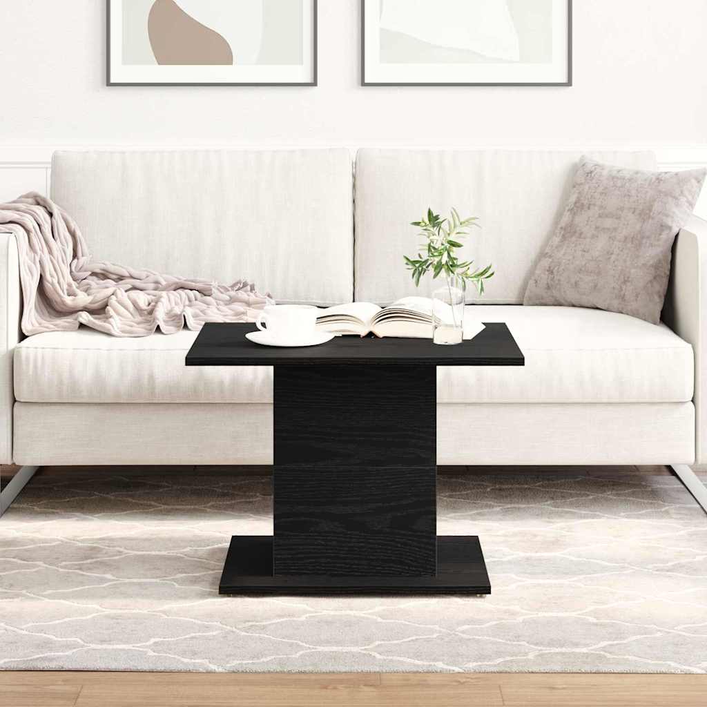 Couchtisch Schwarze Eiche 55.5 x 55.5 x 40 cm Holzwerkstoff