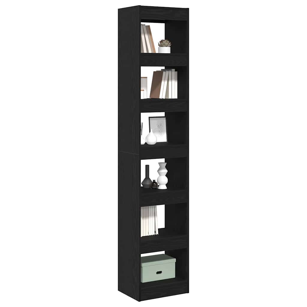 Bücherregal Schwarze Eiche 40 x 30 x 198 cm Holzwerkstoff
