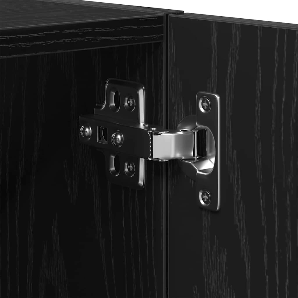 Wandschrank Schwarze Eiche 60 x 30 x 60 cm Holzwerkstoff