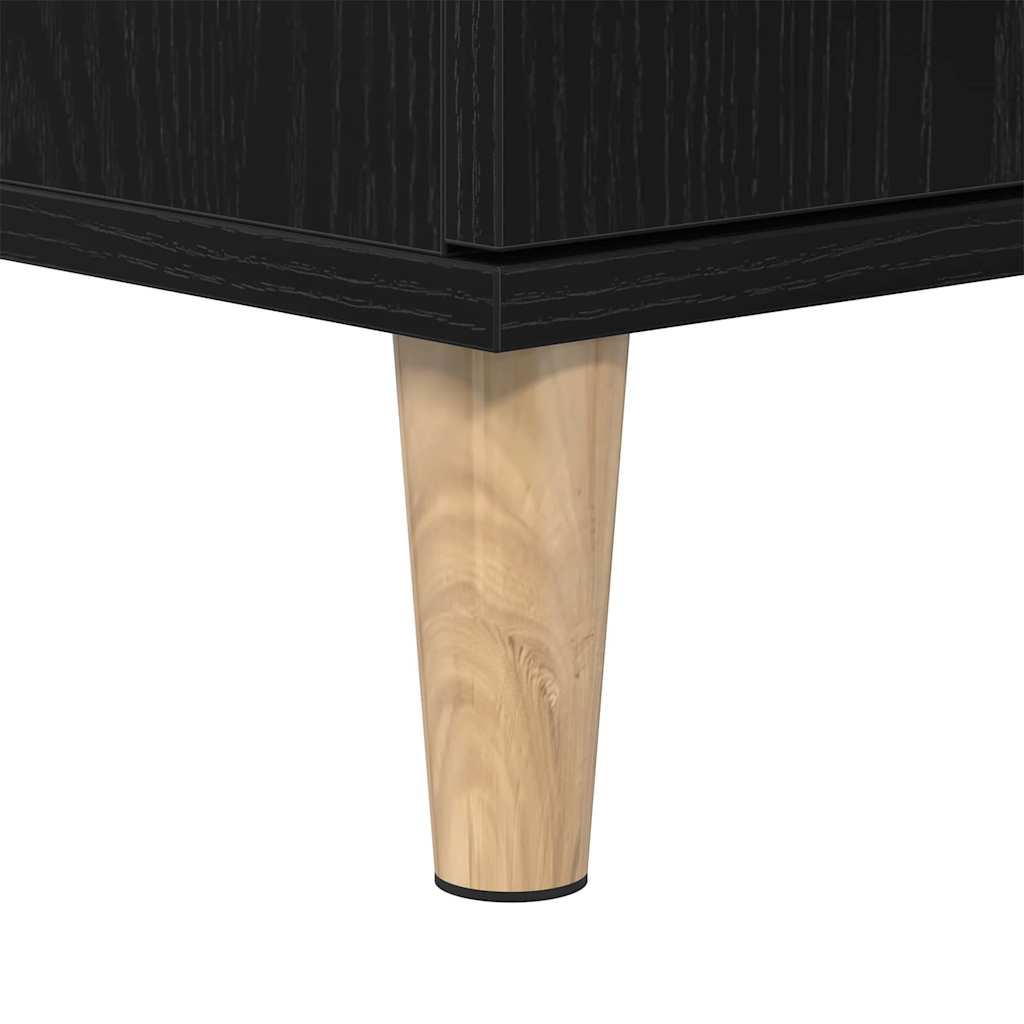 Badezimmerschrank Schwarze Eiche 30 x 30 x 100 cm Holzwerkstoff