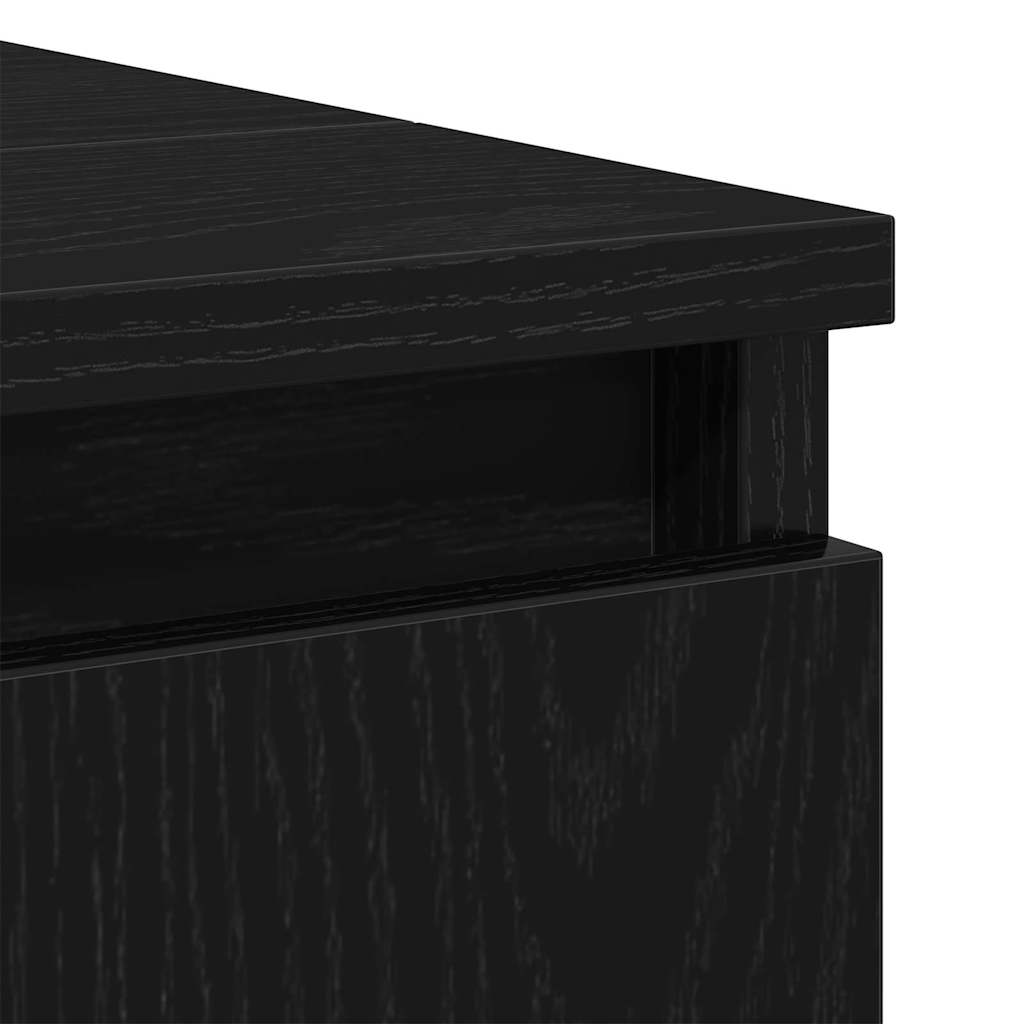 Spülenschrank Schwarze Eiche 58 x 33 x 60 cm Holzwerkstoff