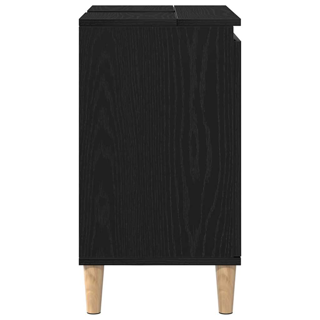 Spülenschrank Schwarze Eiche 58 x 33 x 60 cm Holzwerkstoff