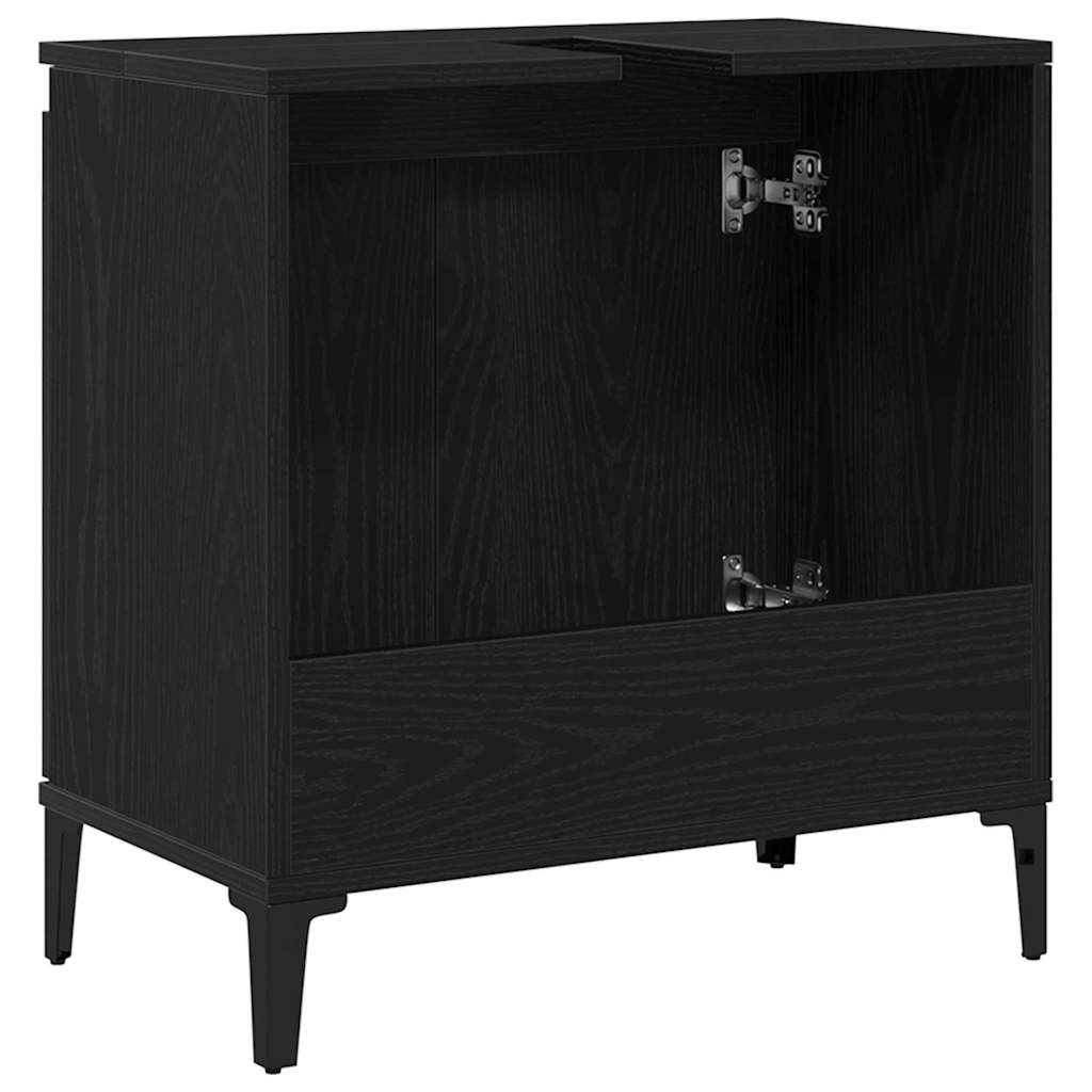 Spülenschrank Schwarze Eiche 58 x 33 x 60 cm Holzwerkstoff