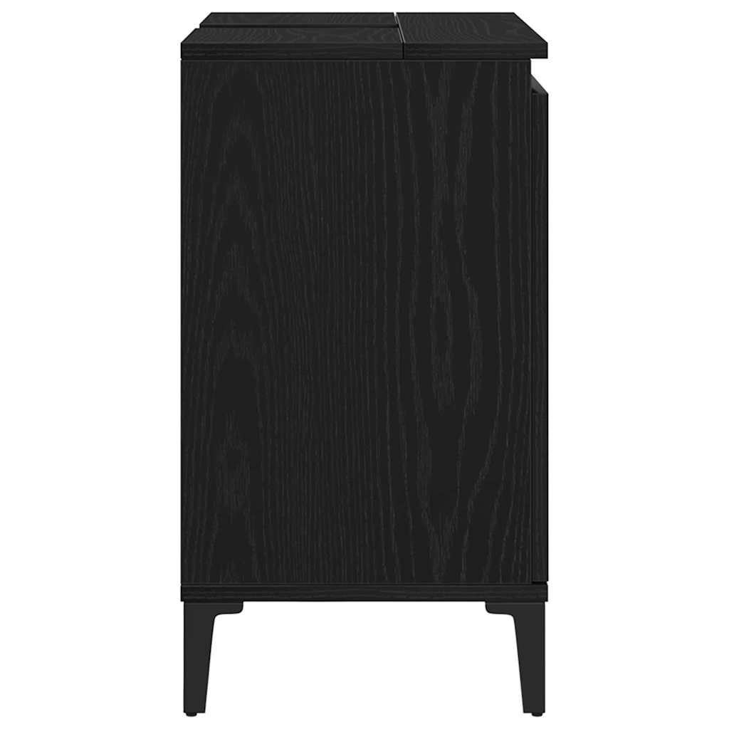 Spülenschrank Schwarze Eiche 58 x 33 x 60 cm Holzwerkstoff