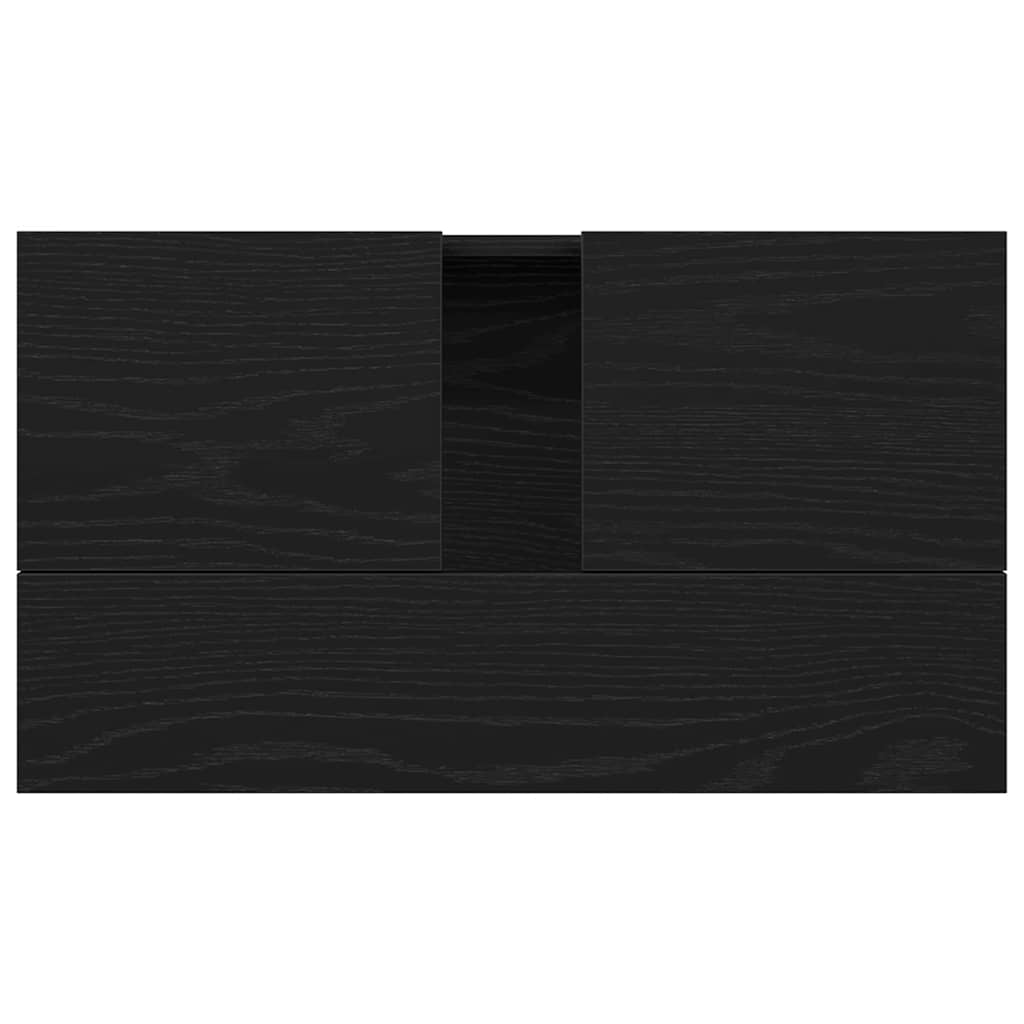 Spülenschrank Schwarze Eiche 58 x 33 x 60 cm Holzwerkstoff