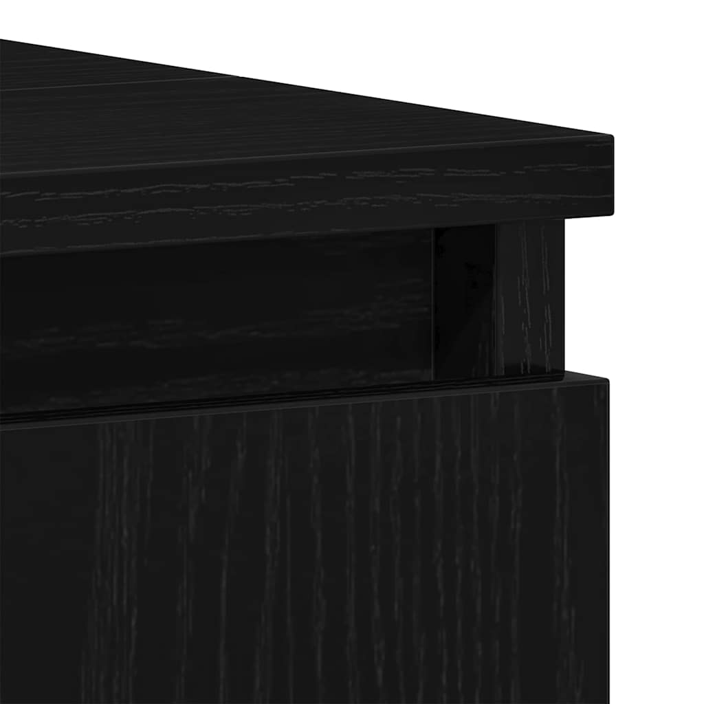 Badezimmer Schrank Schwarze Eiche 80 x 33 x 60 cm Holzwerkstoff