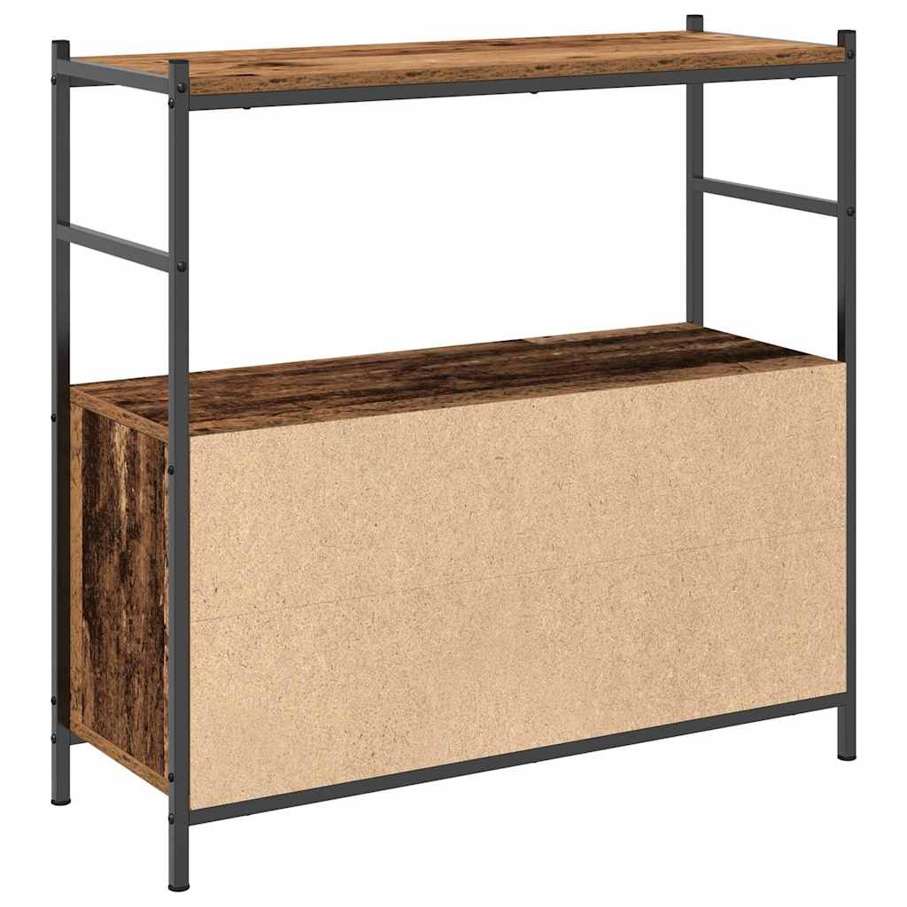 Regal Räuchereiche 80 x 30 x 78.5 cm Holzwerkstoff