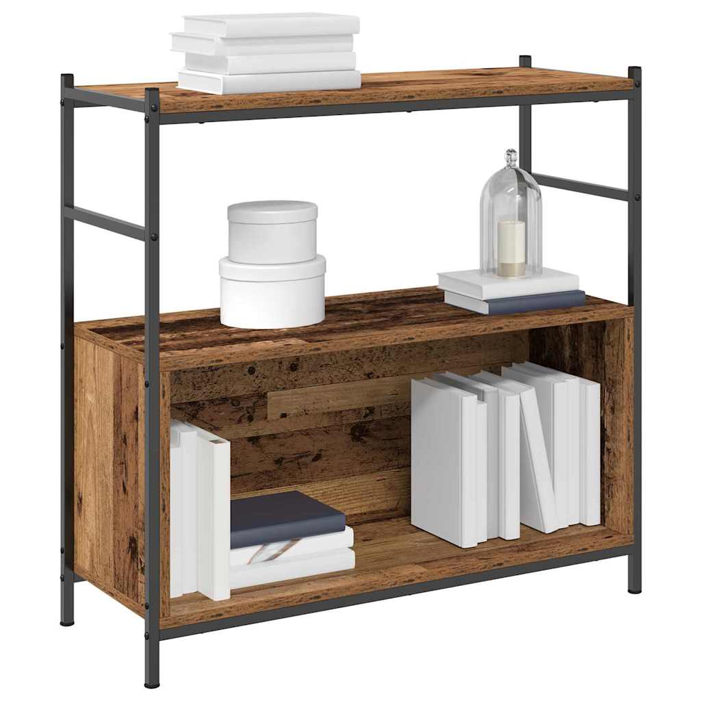 Regal Räuchereiche 80 x 30 x 78.5 cm Holzwerkstoff