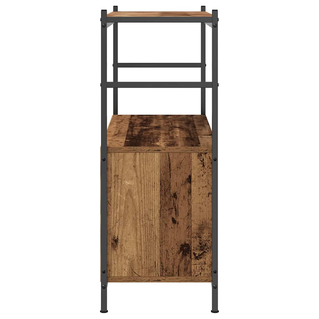 Regal Räuchereiche 80 x 30 x 78.5 cm Holzwerkstoff