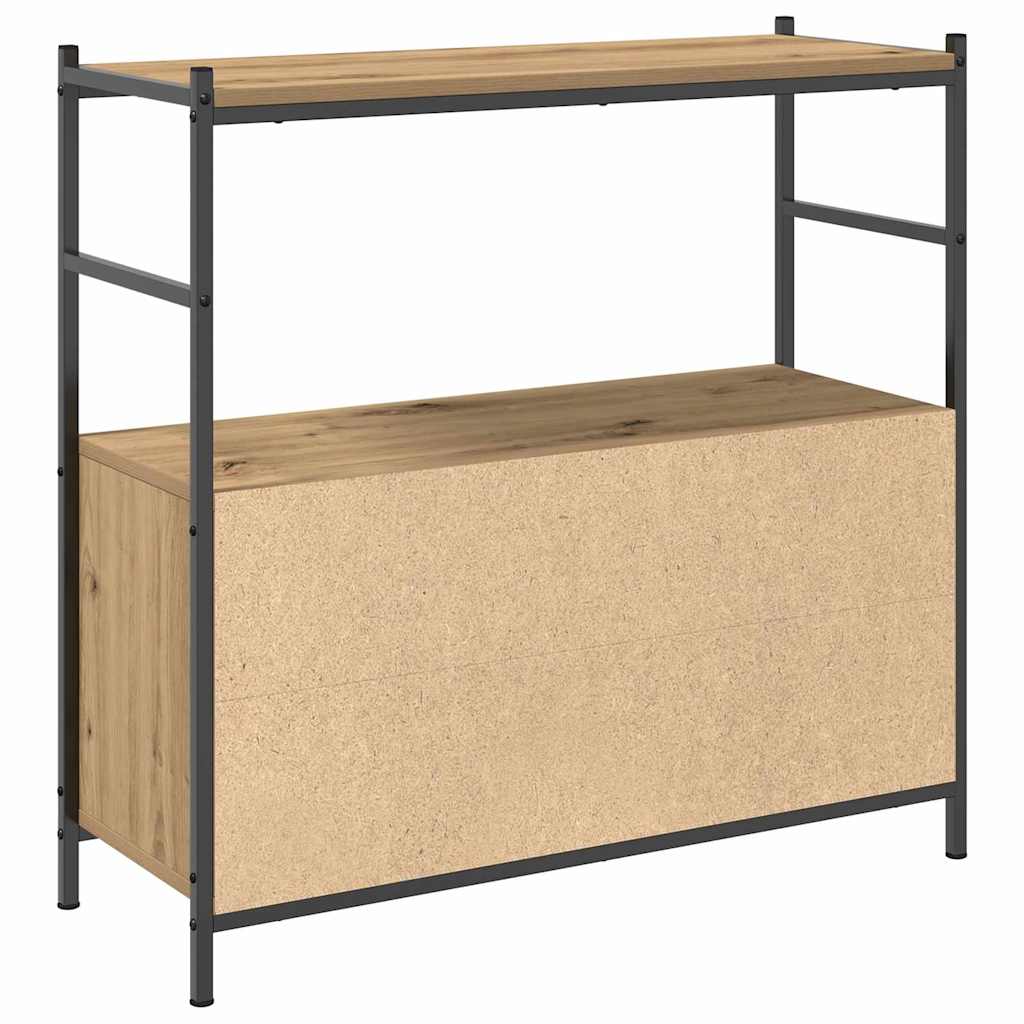 Regal Eiche handwerklich 80 x 30 x 78.5 cm Holzwerkstoff