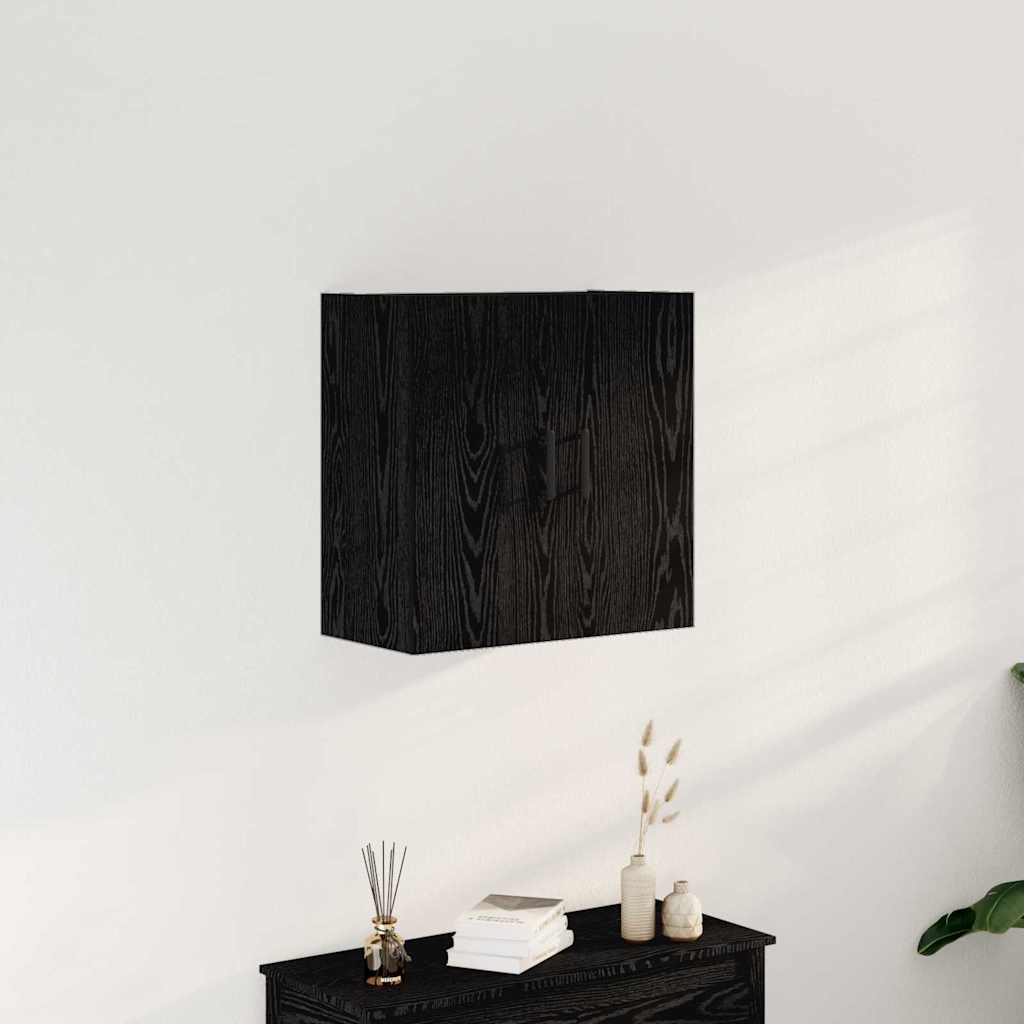 Wandschrank Schwarze Eiche 60 x 31 x 60 cm Holzwerkstoff
