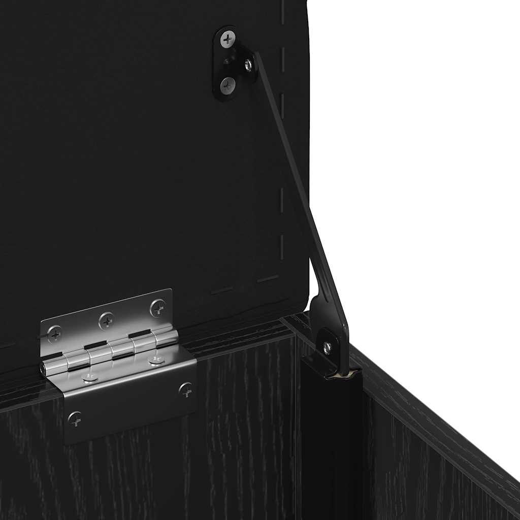 Aufbewahrungsbank Schwarze Eiche 42 x 42 x 45 cm Holzwerkstoff