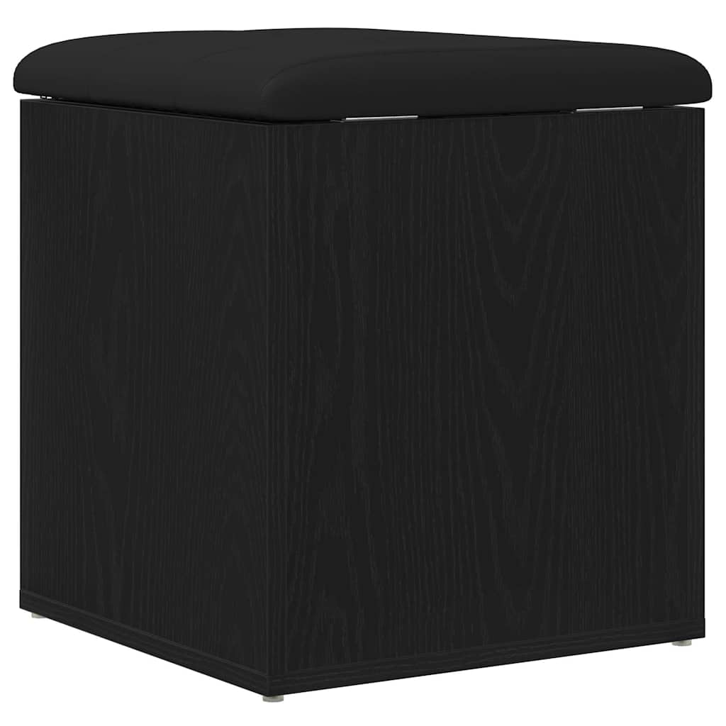 Aufbewahrungsbank Schwarze Eiche 42 x 42 x 45 cm Holzwerkstoff