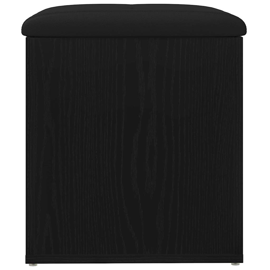 Aufbewahrungsbank Schwarze Eiche 42 x 42 x 45 cm Holzwerkstoff