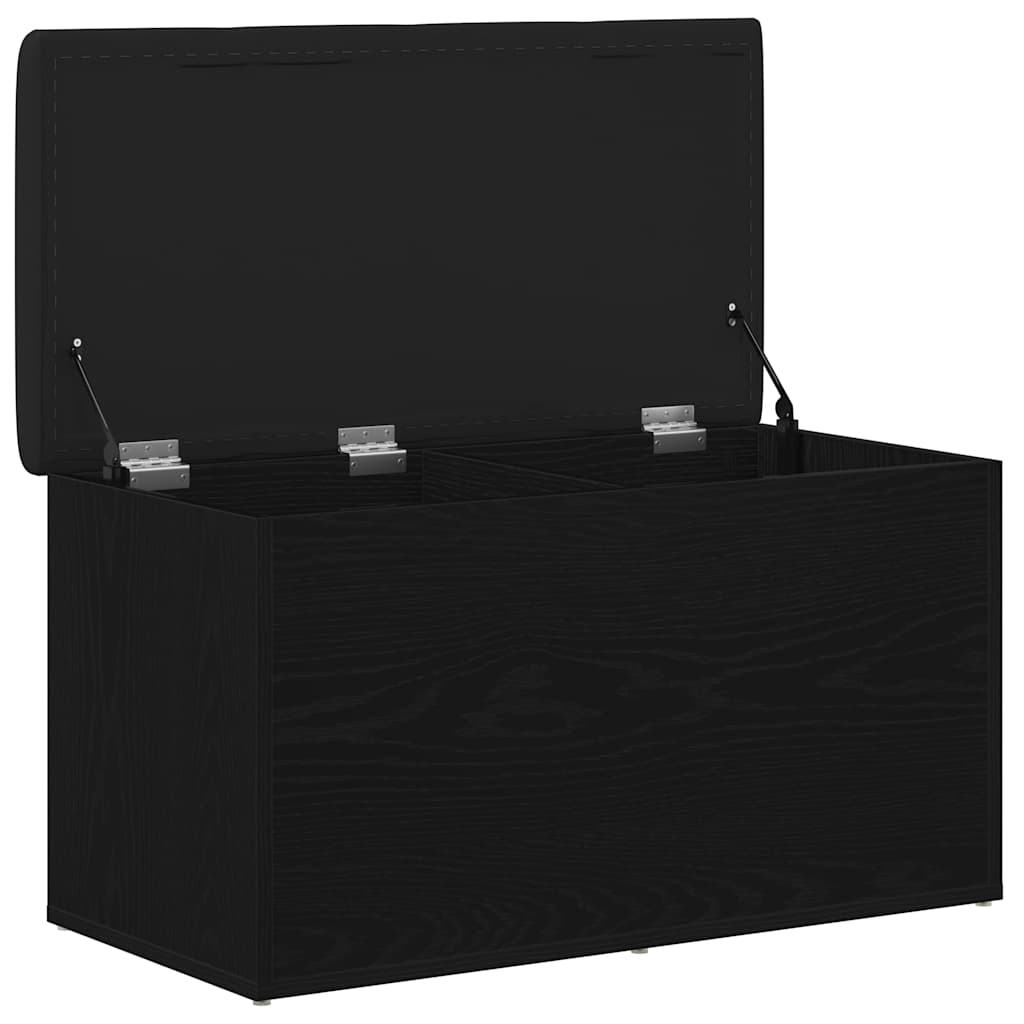 Aufbewahrungsbank Schwarze Eiche 82 x 42 x 45 cm Holzwerkstoff