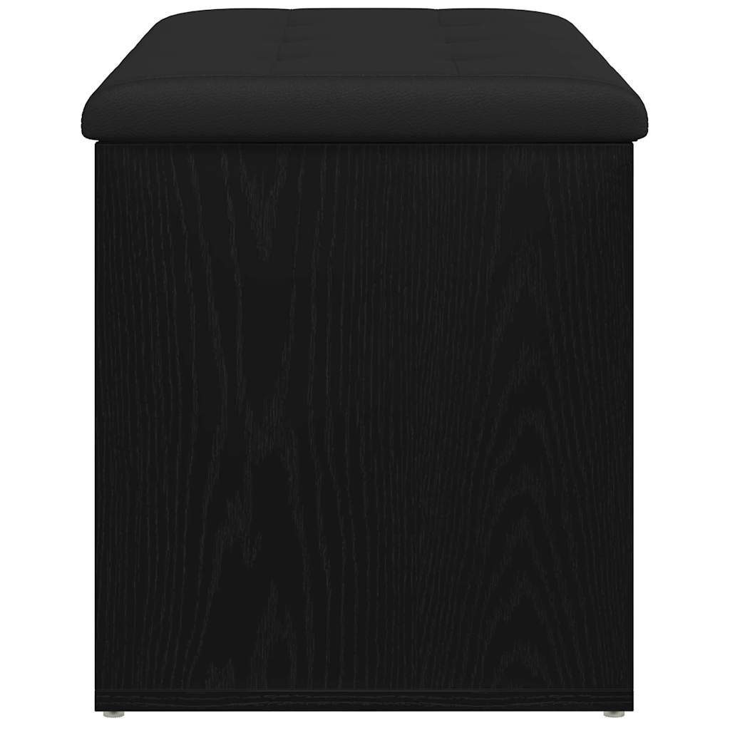 Aufbewahrungsbank Schwarze Eiche 82 x 42 x 45 cm Holzwerkstoff