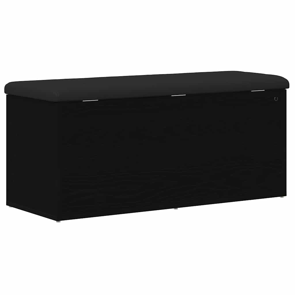 Aufbewahrungsbank Schwarze Eiche 102 x 42 x 45 cm Holzwerkstoff
