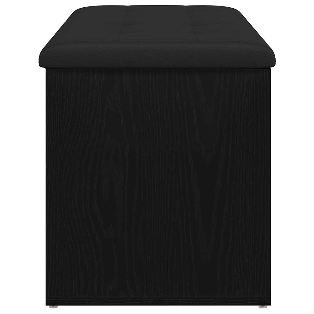 Aufbewahrungsbank Schwarze Eiche 102 x 42 x 45 cm Holzwerkstoff