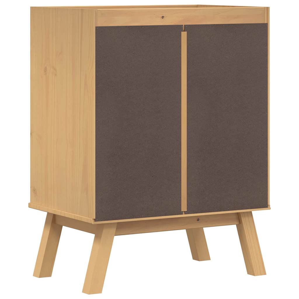 Waschbecken-Unterschrank mit Regal Braun 114 x 43 x 73.5 cm