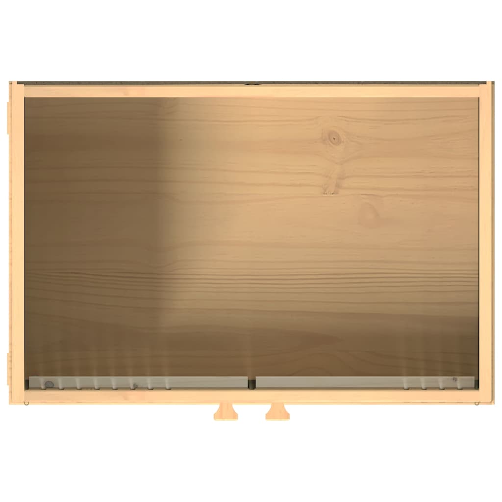 Waschbecken-Unterschrank mit Regal Braun 114 x 43 x 73.5 cm