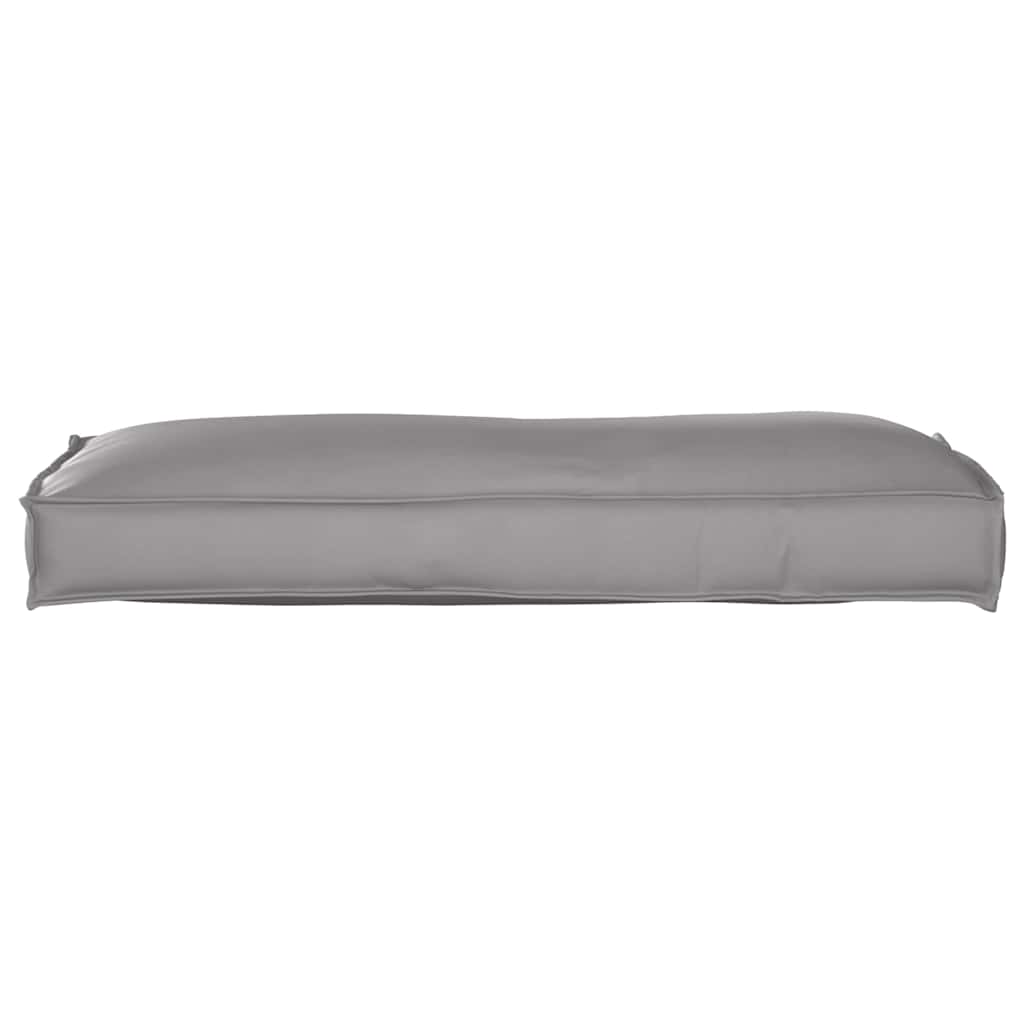 Palettenkissen für Rückenlehne mit Kissen Grau 120 x 40 x 12 cm