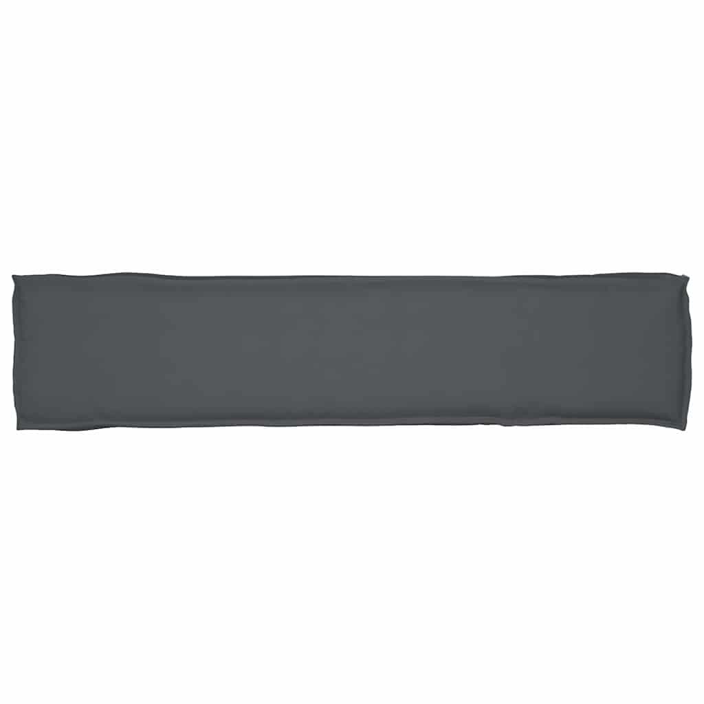 Palettenkissen Anthrazit 180 x 40 x 8 cm Oxford Stoff