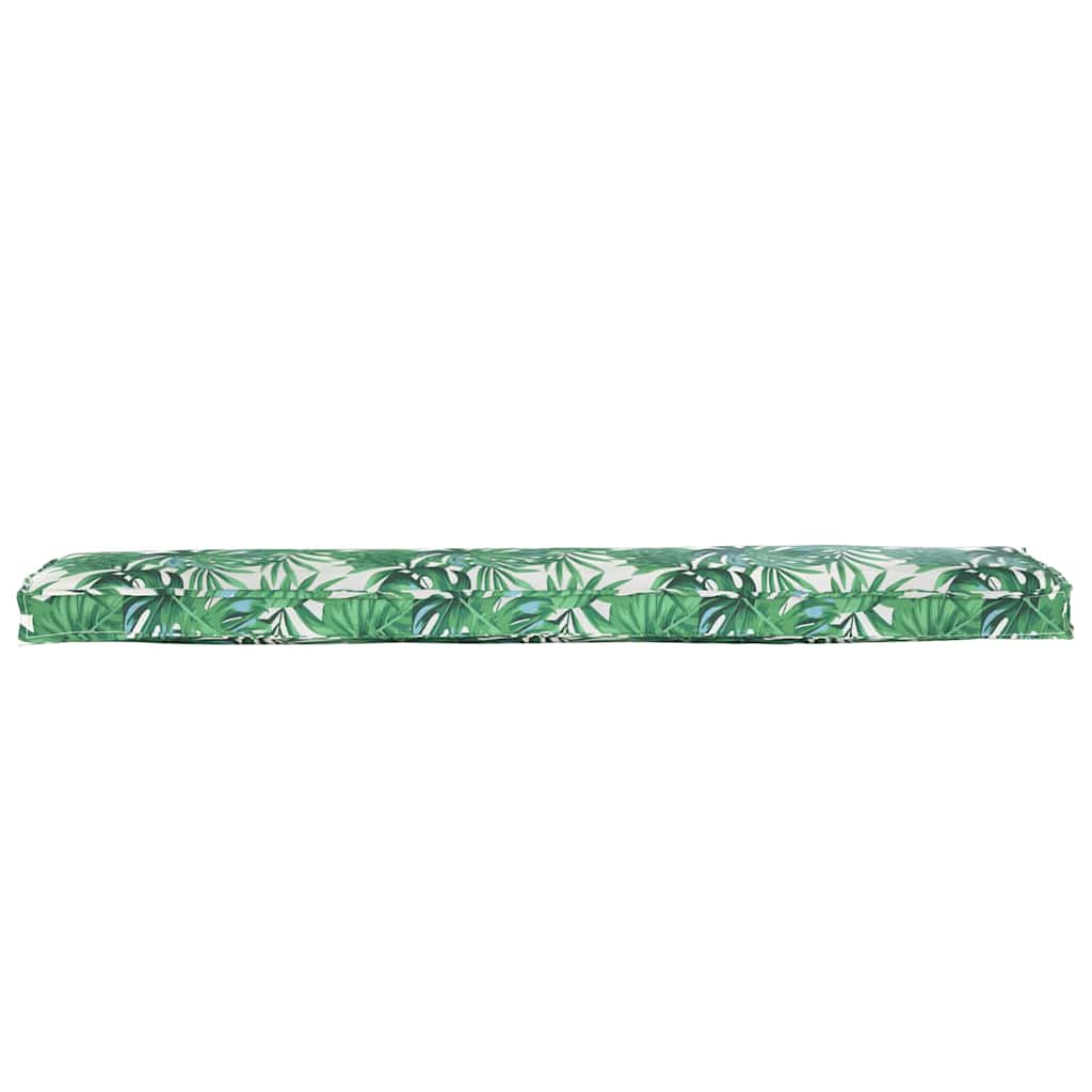 Palettenkissen Floral Blattmuster 180 x 40 x 8 cm Oxford Stoff