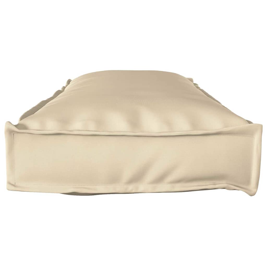 Pallet Kissen Set 2 pcs Beige 120 x 40 x 8 cm Oxford Stoff