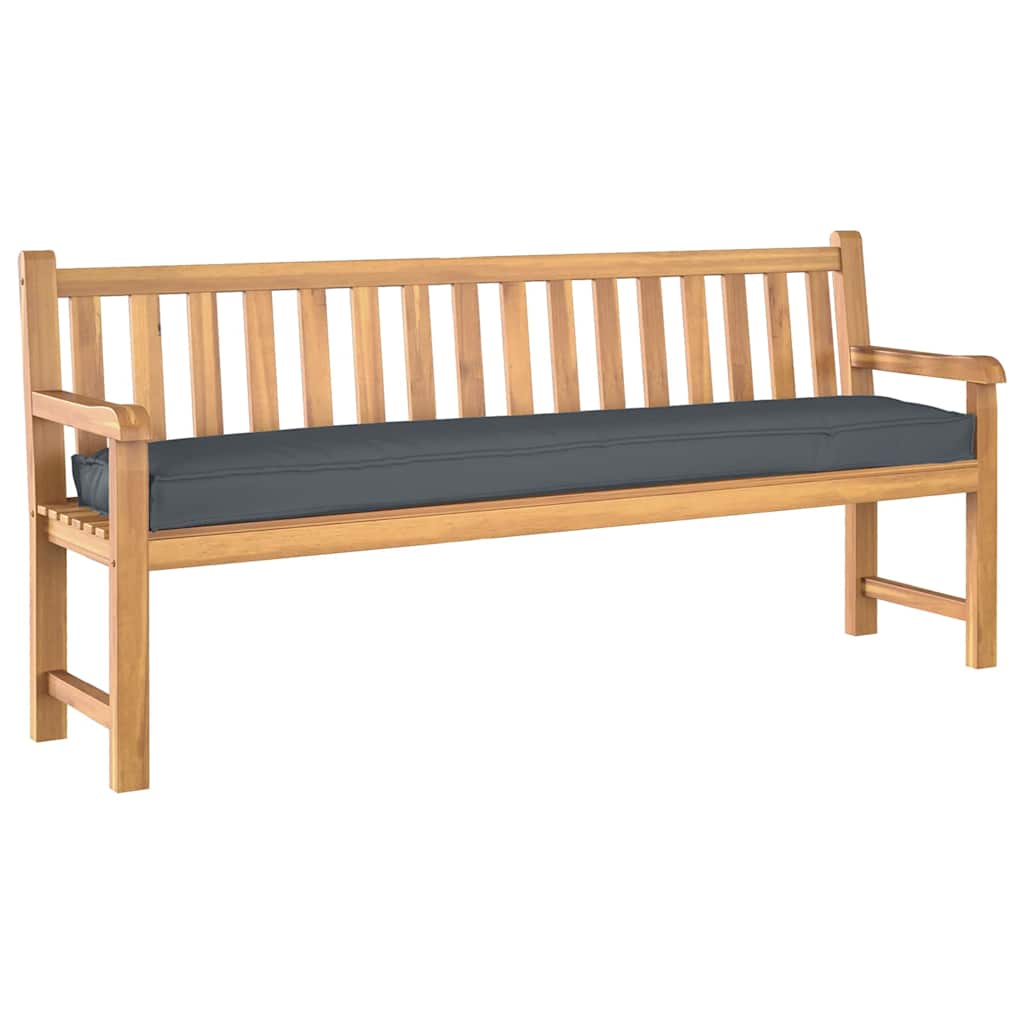 Pallet Kissen Set 2 pcs Anthrazit 180 x 40 x 8 cm Oxford Stoff