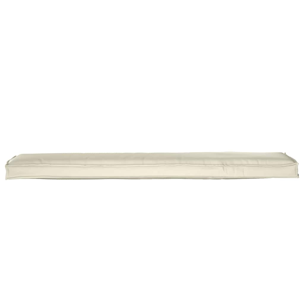 Pallet Kissen Set 2 pcs Creme 180 x 40 x 8 cm Oxford Stoff