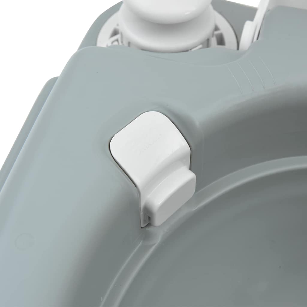 Camping-Toilette Grau 41.5 x 36.5 x 42 cm Plastik