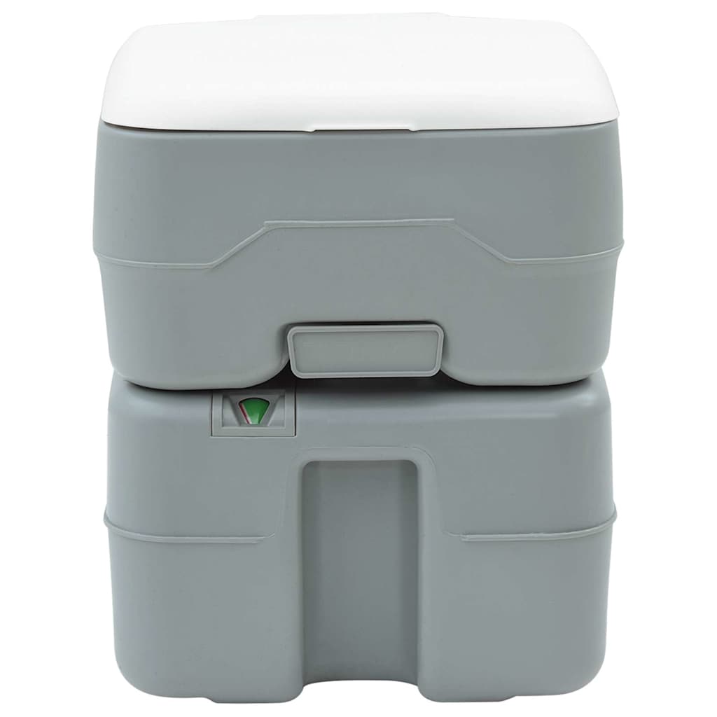 Camping-Toilette Grau 41.5 x 36.5 x 42 cm Plastik