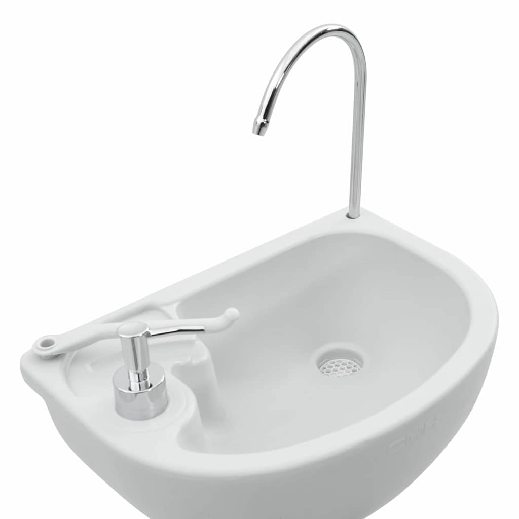 Camping-Toilette 2 pcs Blau, Weiß 50,5 x 33 x 103 cm