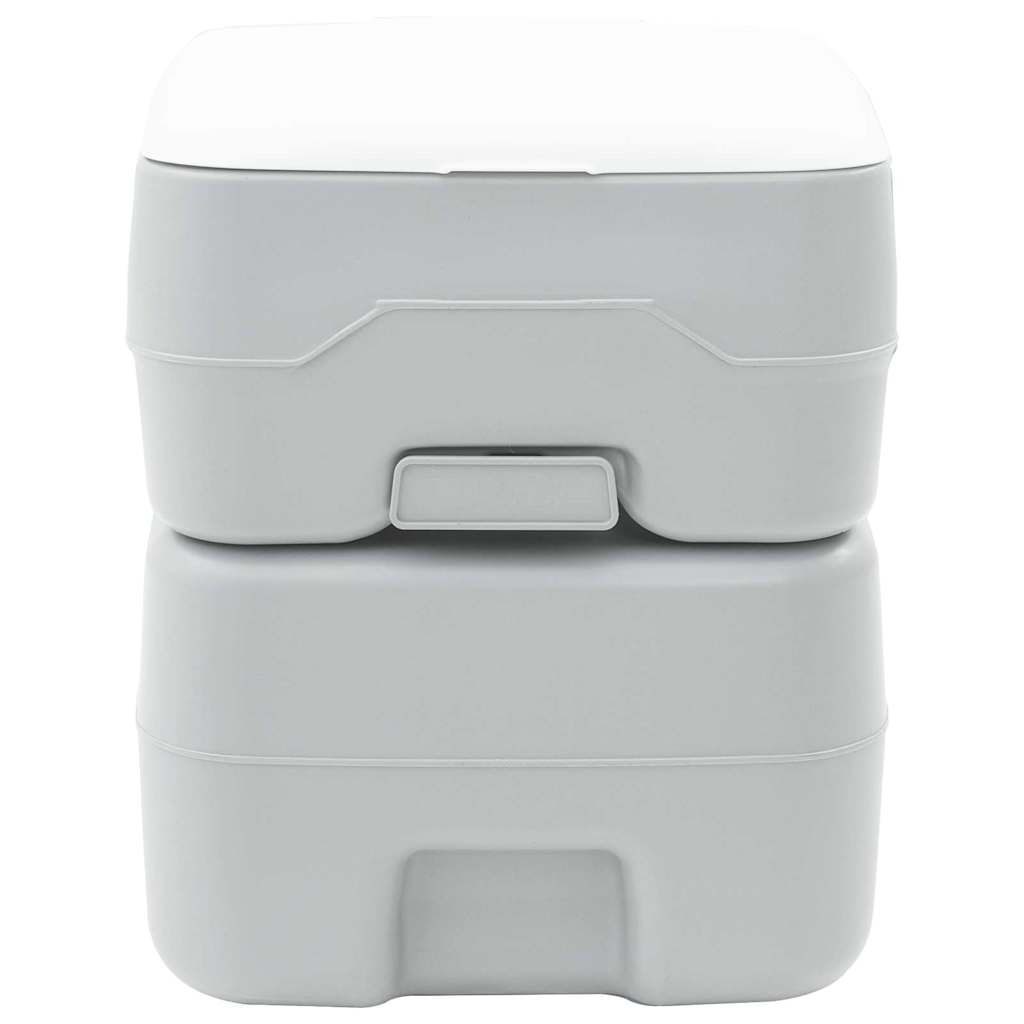 Camping-Toilette Grau 41.5 x 36.5 x 42 cm