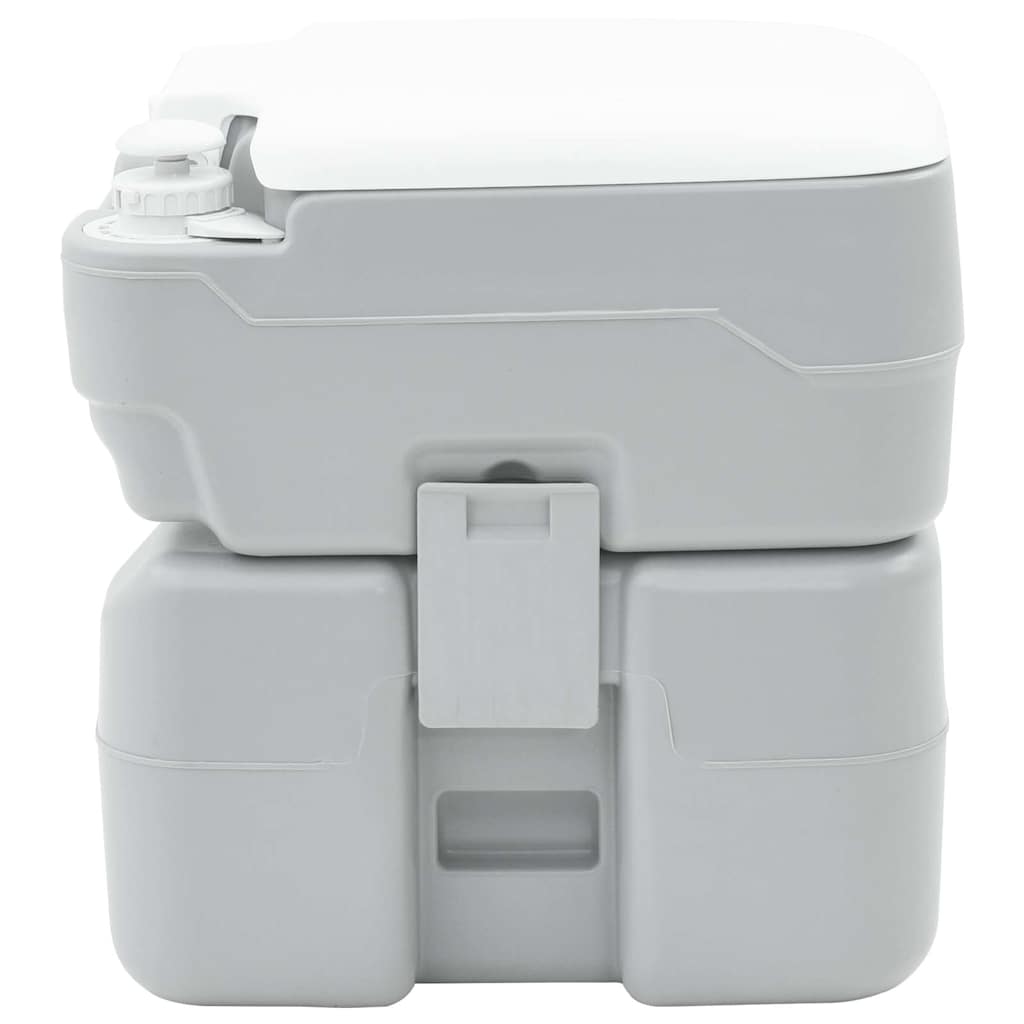 Camping-Toilette Grau 41.5 x 36.5 x 42 cm