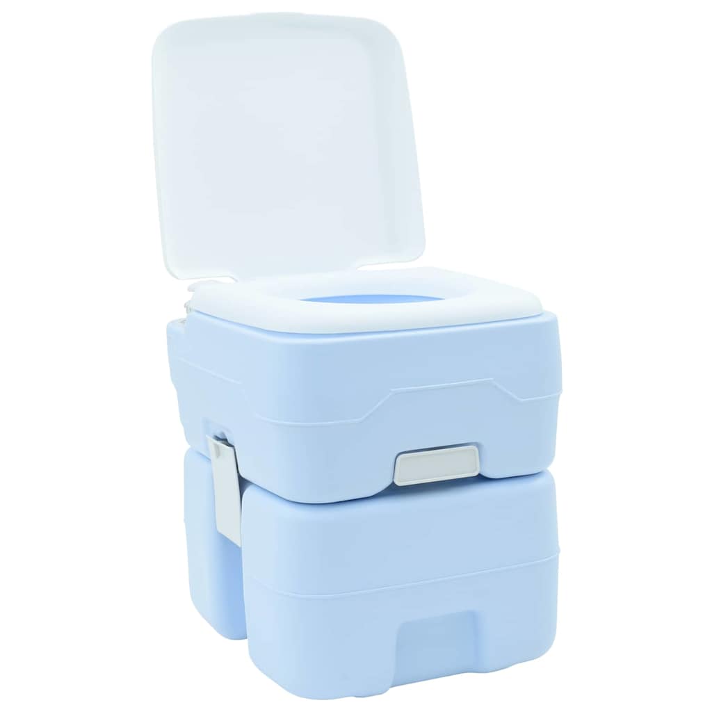Camping-Toilette Blau 41.5 x 36.5 x 42 cm