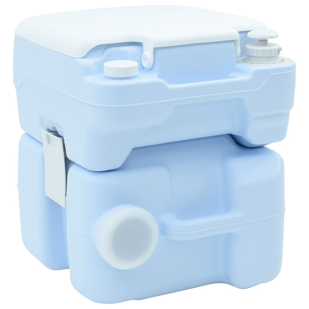 Camping-Toilette Blau 41.5 x 36.5 x 42 cm