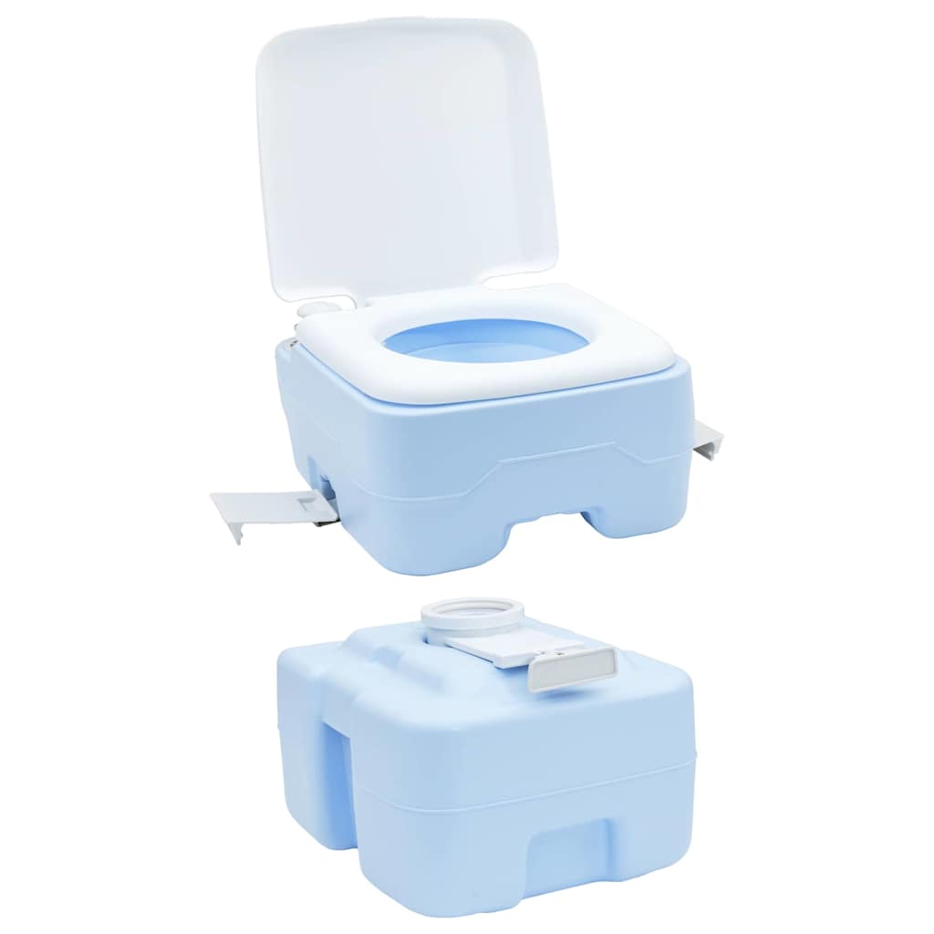 Camping-Toilette Blau 41.5 x 36.5 x 42 cm
