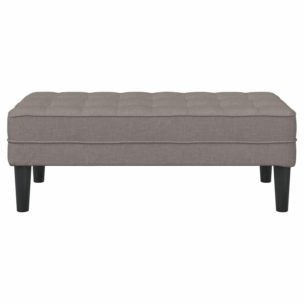 Bank Taupe 113 x 57 x 39 cm Stoff