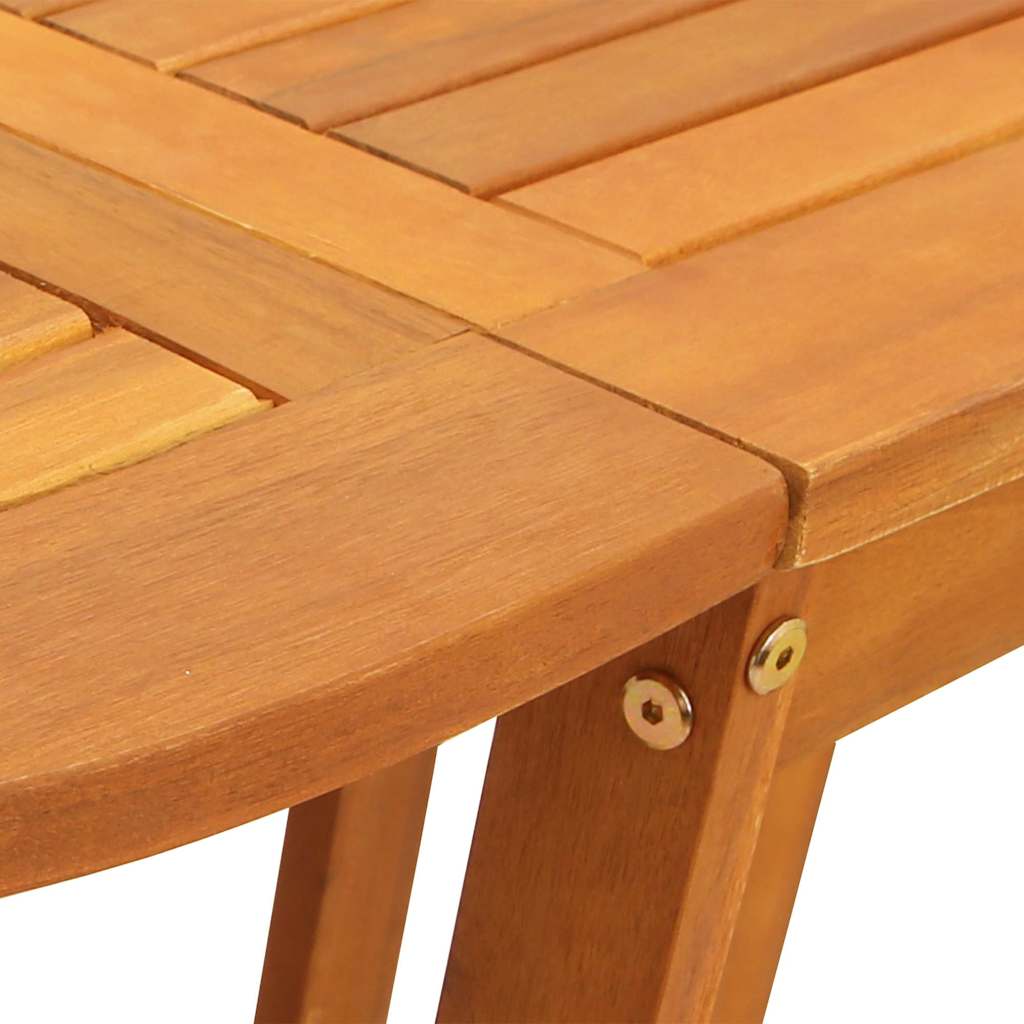 Gartentisch 5 pcs Braun 110 x 60 x 72 cm Massivholz Akazie