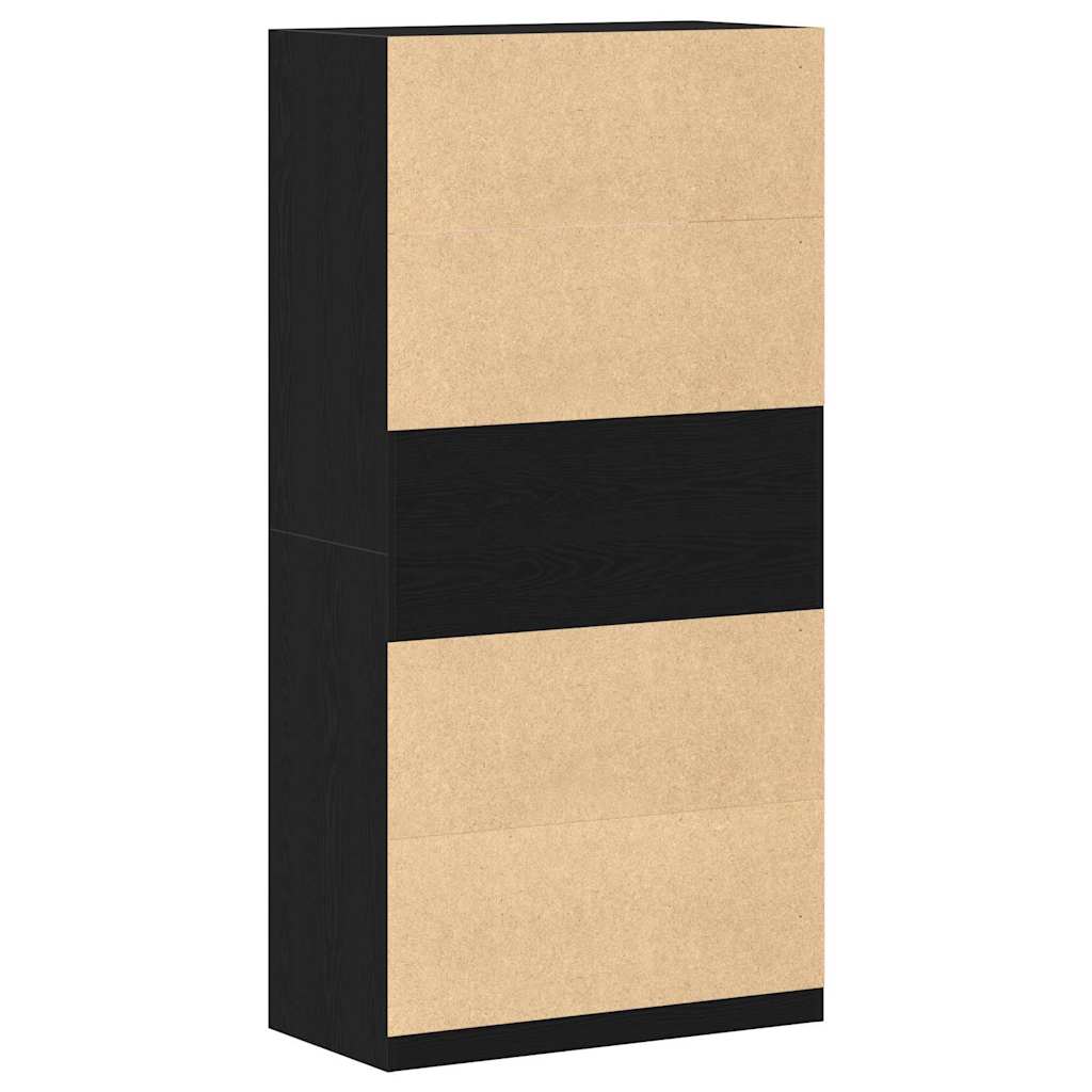 Kleiderschrank Schwarze Eiche 100 x 50 x 200 cm Holzwerkstoff