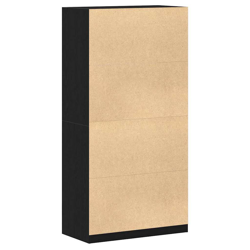 Kleiderschrank Schwarze Eiche 100 x 50 x 200 cm Holzwerkstoff