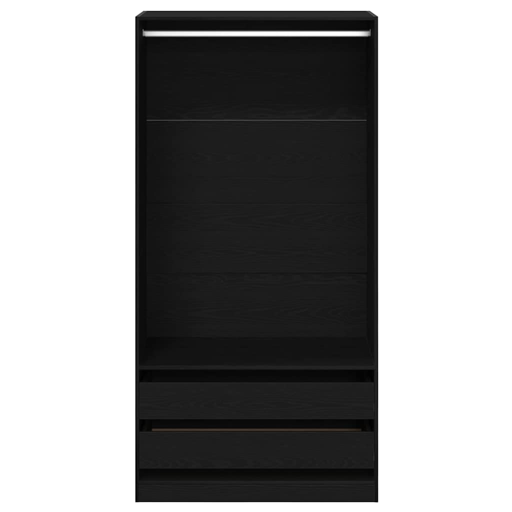 Kleiderschrank Schwarze Eiche 100 x 50 x 200 cm Holzwerkstoff
