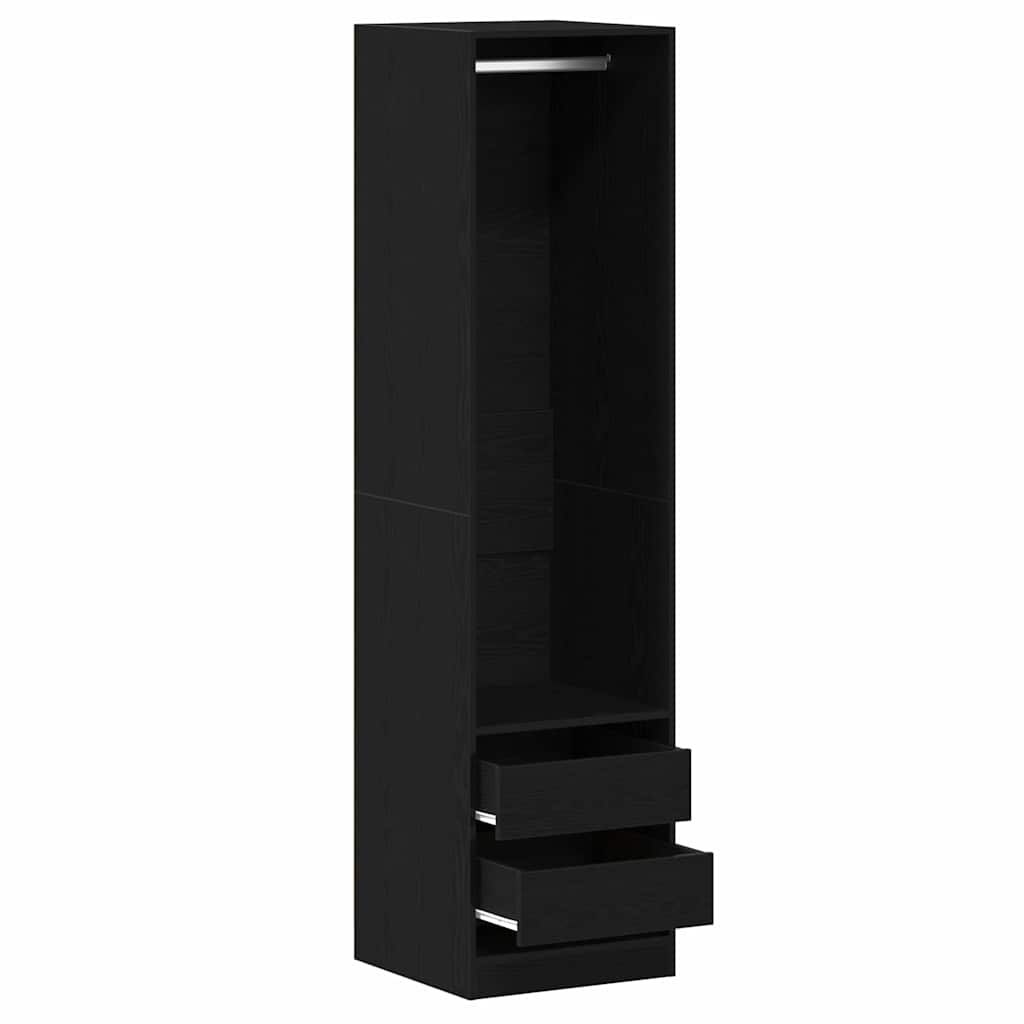 Kleiderschrank Schwarze Eiche 50 x 50 x 200 cm Holzwerkstoff