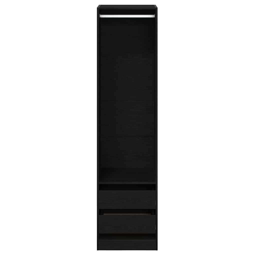 Kleiderschrank Schwarze Eiche 50 x 50 x 200 cm Holzwerkstoff