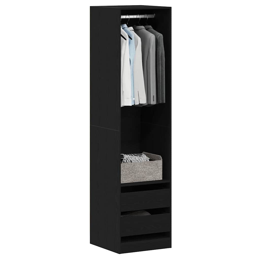Kleiderschrank Schwarze Eiche 50 x 50 x 200 cm Holzwerkstoff