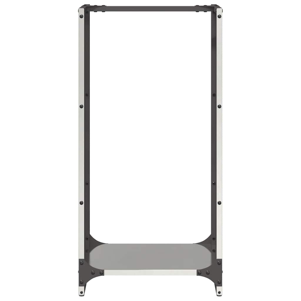 Brennholzregal 40x30x80 cm Edelstahl